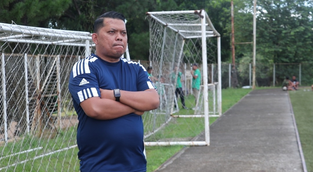 manager tim pra pon jambi 2023, robbi ramadhan saat menyaksikan laga versus persija u-20